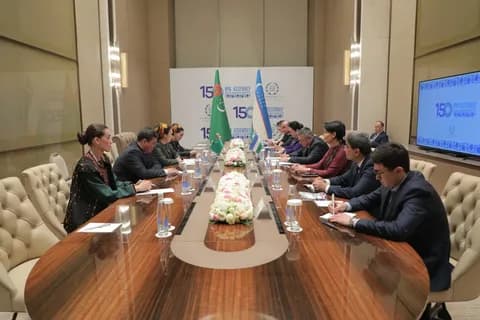 Chairperson of the Mejlis of Turkmenistan Met with the Chairperson of the Senate of the Oliy Majlis of Uzbekistan
