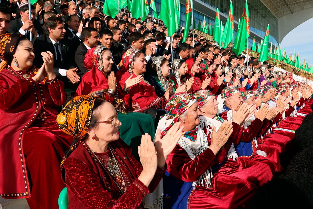The National Leader of the Turkmen People Reviewed the Progress of Preparations for the Horse Races Dedicated to Independence Day