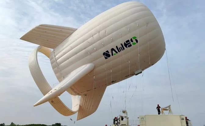 Çin, Dünyanın İlk Megavat Sınıfı Hava Tabanlı Rüzgar Türbinini Gökyüzüne Kaldıracak — Китайская воздушная электростанция / © China Daily