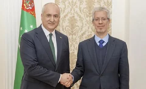 Kipr Respublikasynyň wekiliýeti Türkmenbaşa geldi