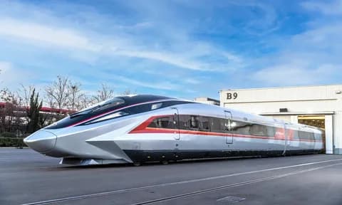 China unveils the world's fastest automated train — Китай построил самый быстрый в мире автоматизированный железнодорожный поезд / © China Science
