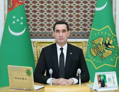 Türkmen halkynyň Milli Lideri Gabala sammitinde çykyş etdi