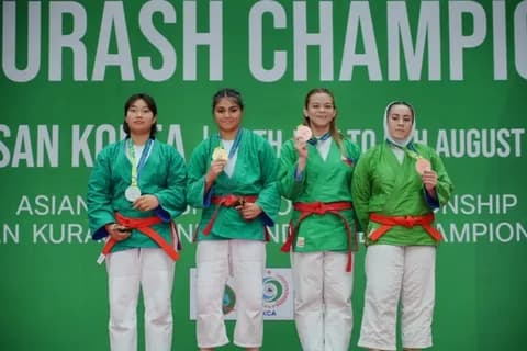 Türkmenistan’ın Kuraş Milli Takımı Asya Şampiyonasında 16 Madalyayla Tarihi Başarı Elde Etti