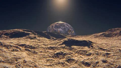 The Moon is "rusting" due to winds blowing from Earth