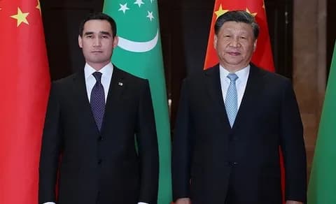 Президент Туркменистана поздравил руководство Китайской Народной Республики