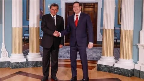 Türkmenistan Dışişleri Bakanı Washington’da Marco Rubio ile Görüştü