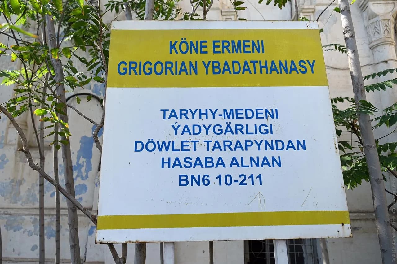 Ermenistan Büyükelçisi: Türkmenistan'da Ermeni Kilisesi Binası Korunmuş Durumda