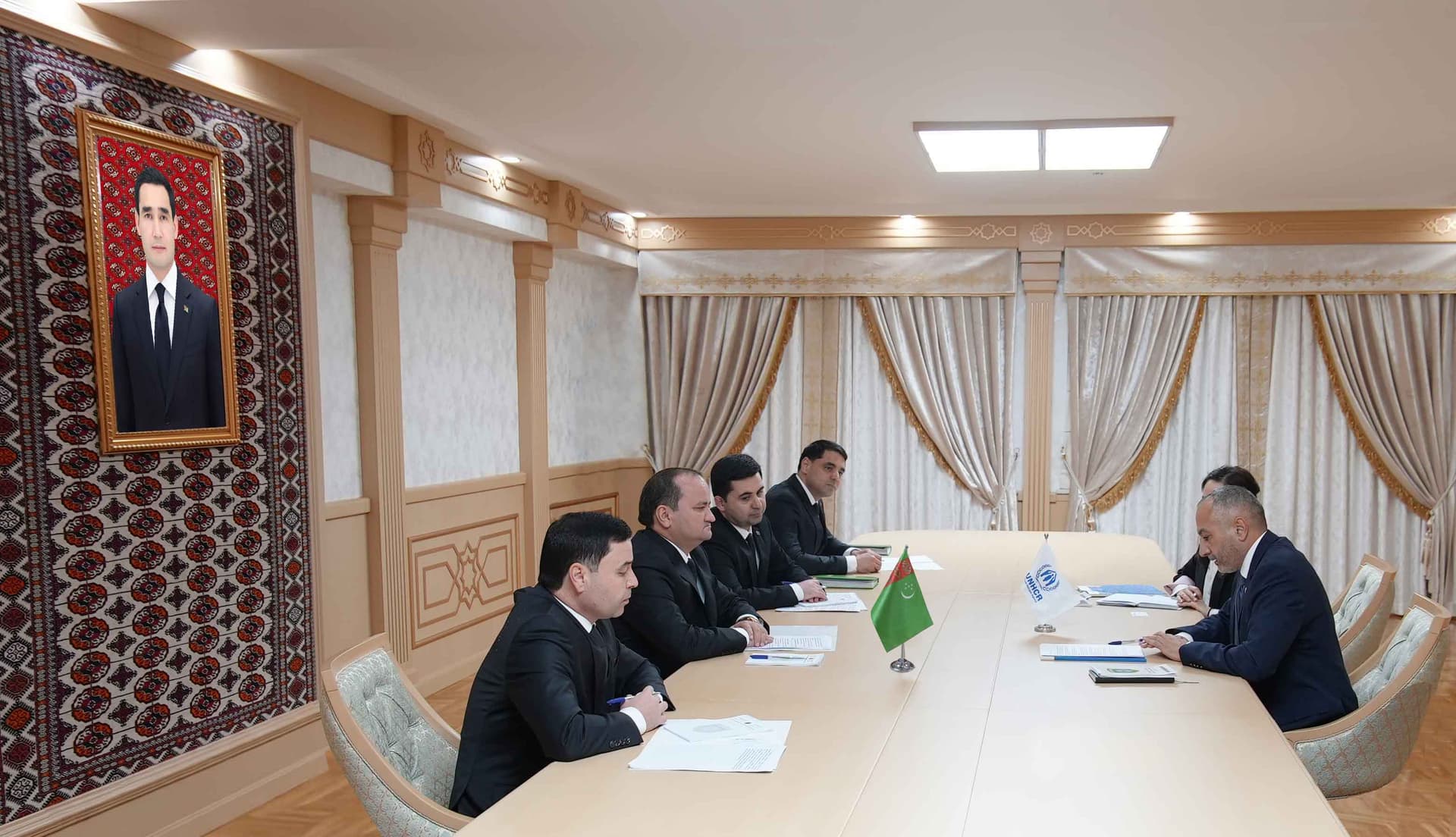 Chairman of the State Migration Service of Turkmenistan met with the Head of the UNHCR Regional Office