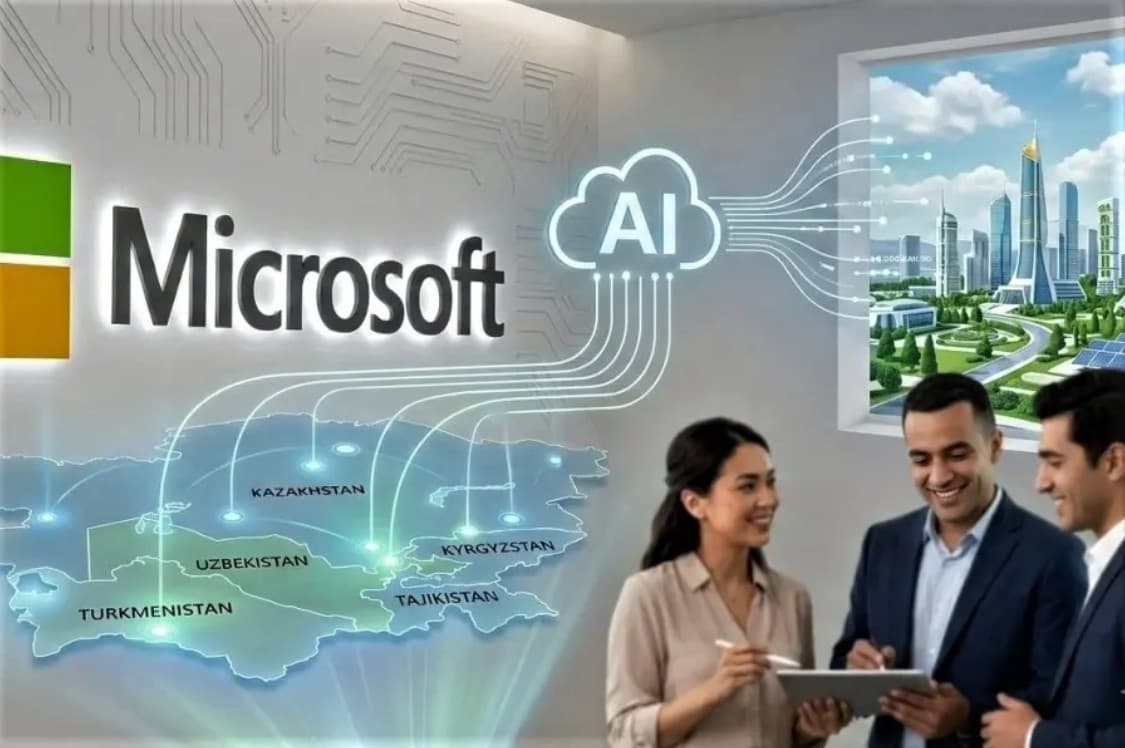 Microsoft Orta Asya stratejisini yapay zekaya odaklıyor — Yeni bölgesel lider