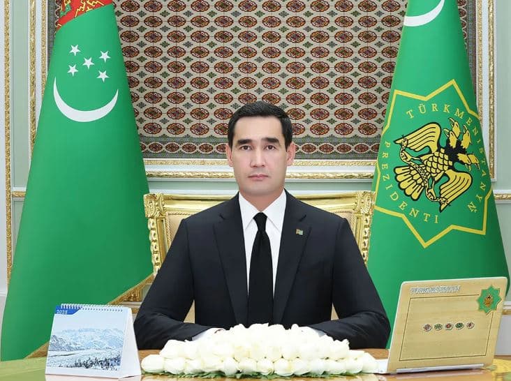 President of Turkmenistan congratulates the President of the Republic of Estonia