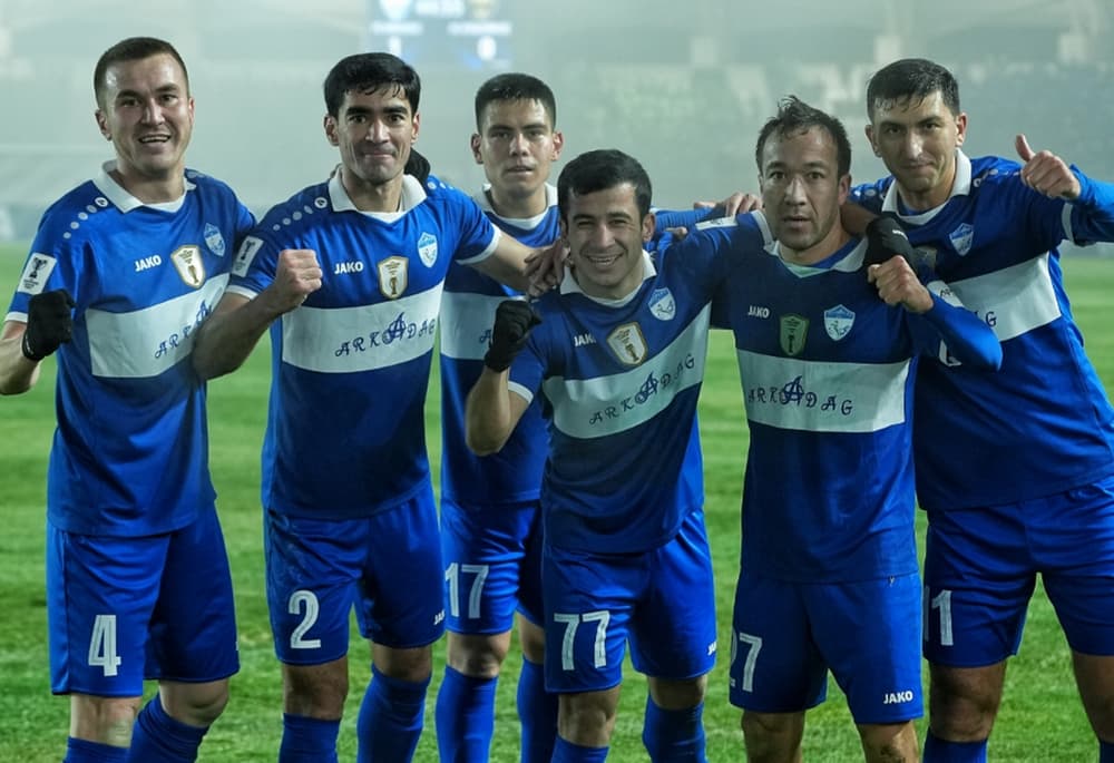 Arkadag AFC Kupası’nda play-off turuna yükseldi — “Arkadag” futbol kulübü, 24 Aralık 2025, Arkadag şehri, Türkmenistan