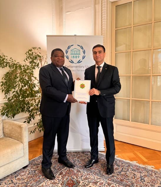 Meeting of the Permanent Representative of Turkmenistan to the UN Office in Geneva with the Secretary General of the Inter-Parliamentary Union