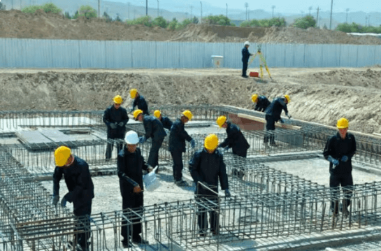 Daşoguz welaýatynda gurluşyk işleri depginli dowam edýär