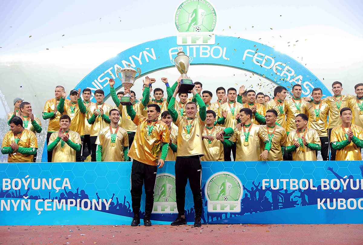 "Arkadag" futbol kluby 2025-nji ýylda dördünji baýragy – Türkmenistanyň Kubogyny aldy