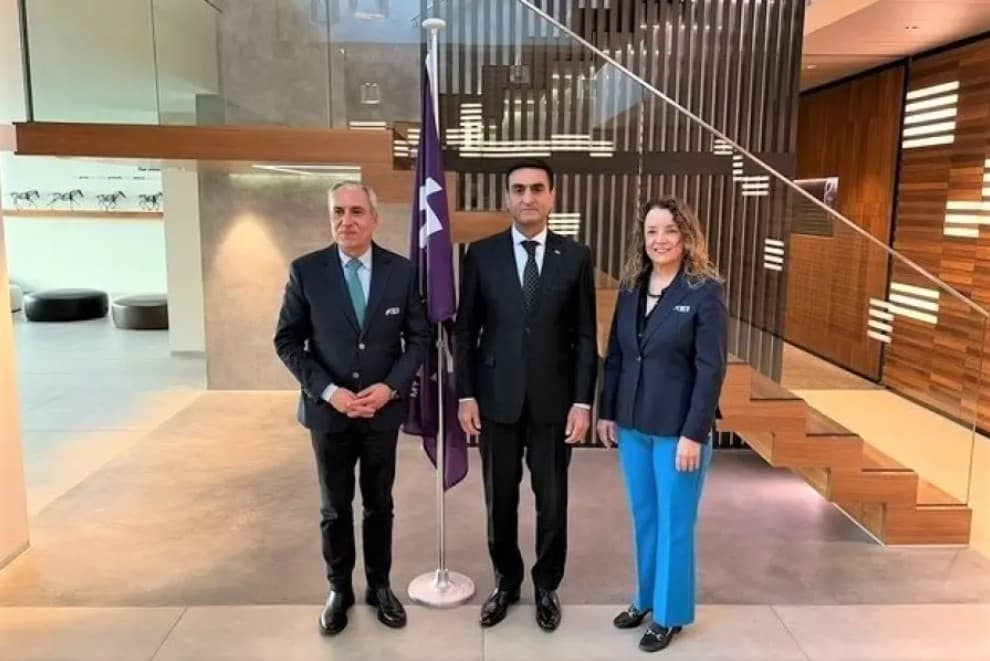 Aşgabat FEI Baş Assambleýasyny we konkur boýunça halkara ýaryşlaryny geçirmäge dalaş edýär — Surat çeşmesi: Türkmenistanyň BMG-niň Ženewadaky edarasynyň ýanyndaky Hemişelik wekilhanasy