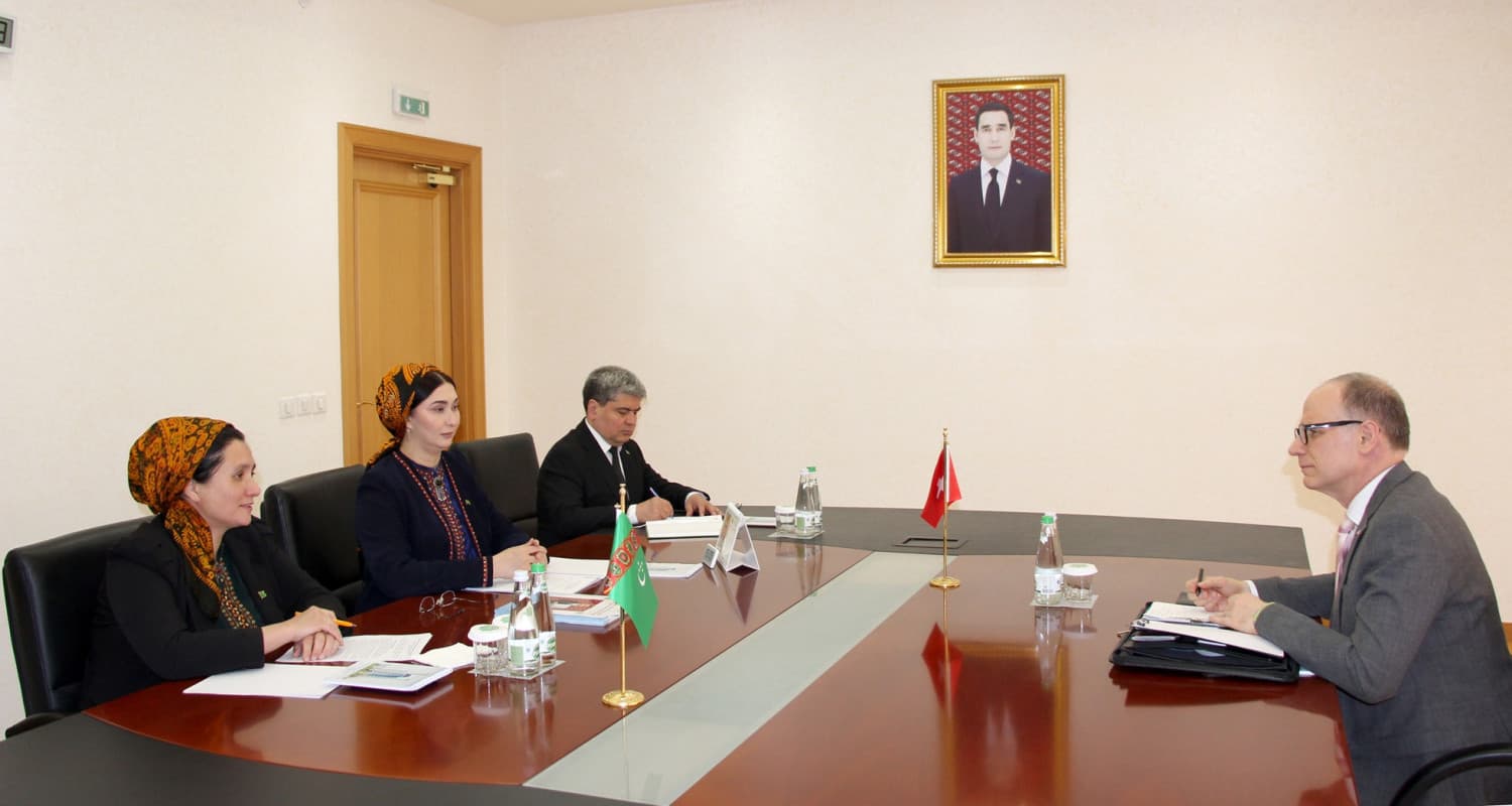 On the Meeting of the Deputy Minister of Foreign Affairs of Turkmenistan with the Ambassador of Switzerland