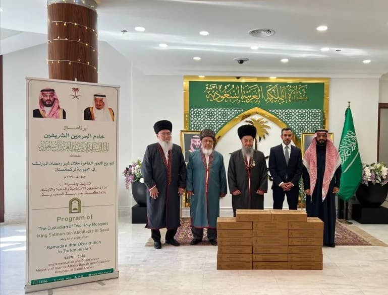Saudi Arabia presented 5 tons of dates to Turkmenistan