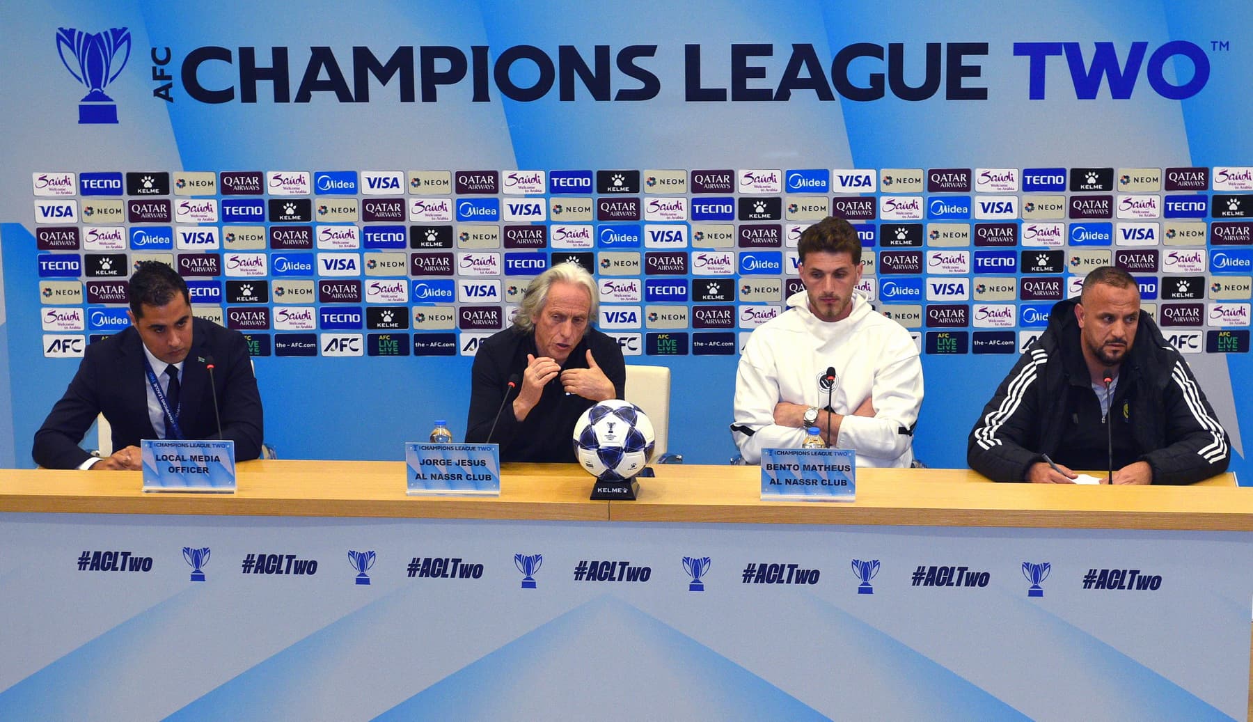 Press conference of the representatives of the rival teams
