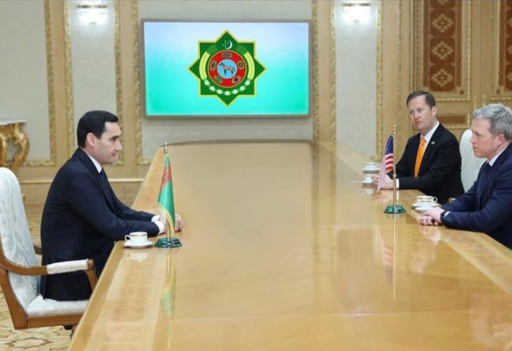 U.S. Special Envoy Expresses Gratitude to the President of Turkmenistan for Hospitality