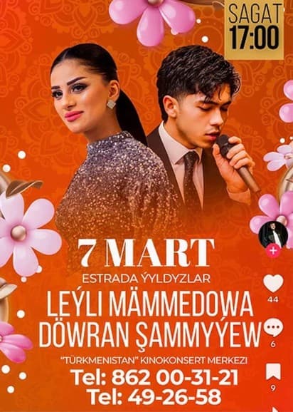 Baharın Bayram Ezgisi: Leyli Mammedova ve Dovran Shammyyev Konseri Sizleri Bekliyor