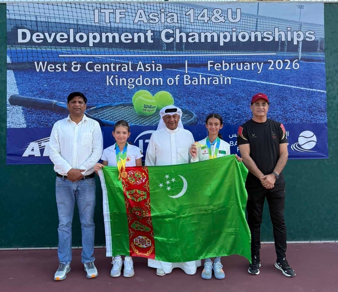 Turkmen Female Tennis Players Achieve Great Success at the West and Central Asia Championship