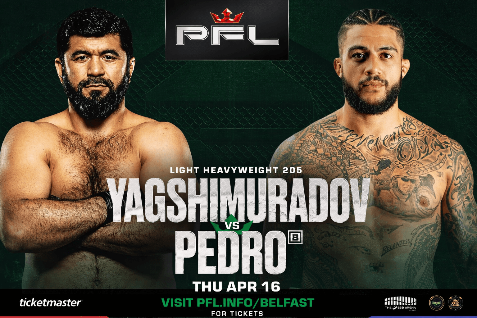 Dovletjan Yagshimuradov to Face Tyson Pedro at PFL Belfast