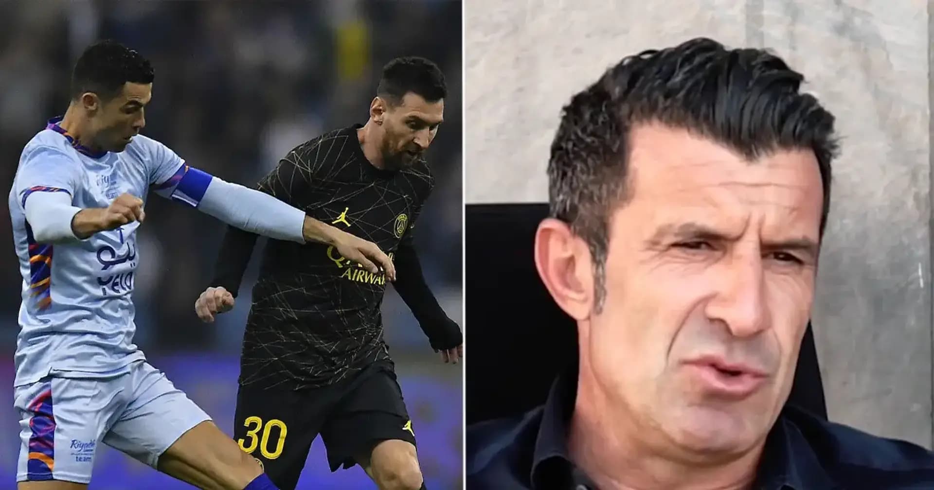 Figu Messi va Ronaldu o‘rtasida tanlov qilmadi: "Bu futbol tarixi"