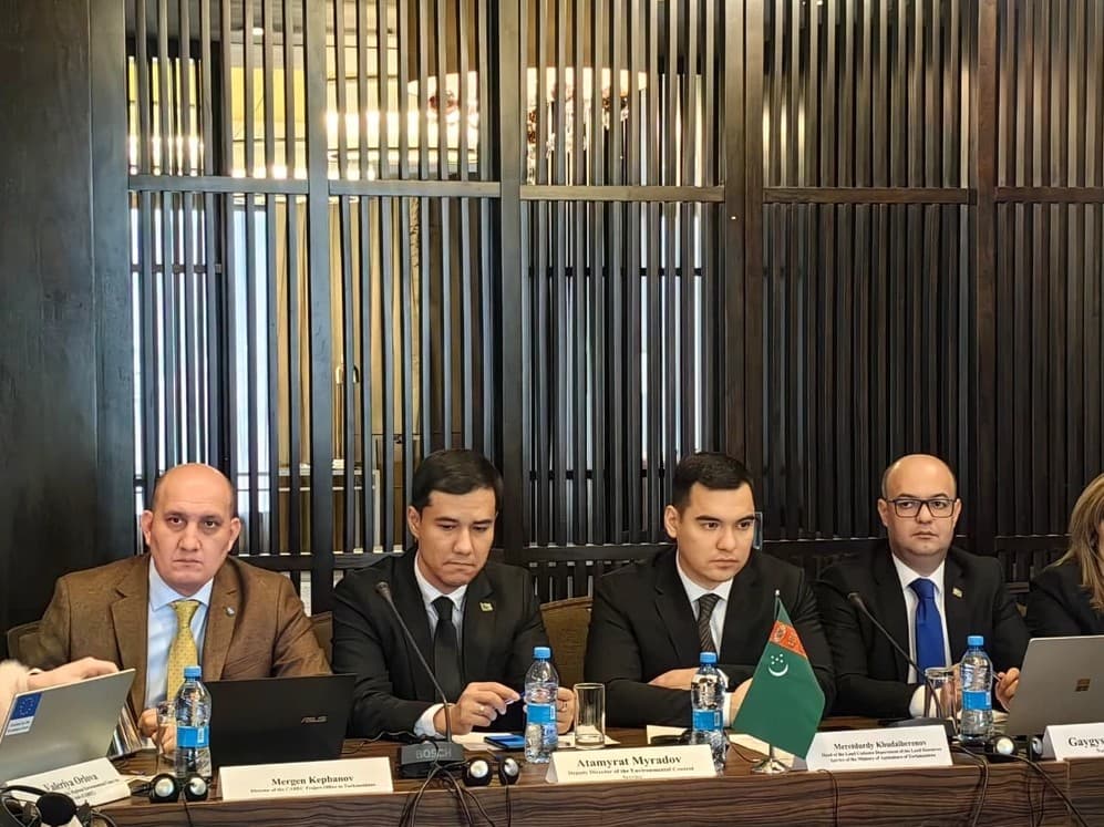 Turkmaniston delegatsiyasi issiqxona gazlari bo‘yicha trening maslahida ishtirok etmoqda