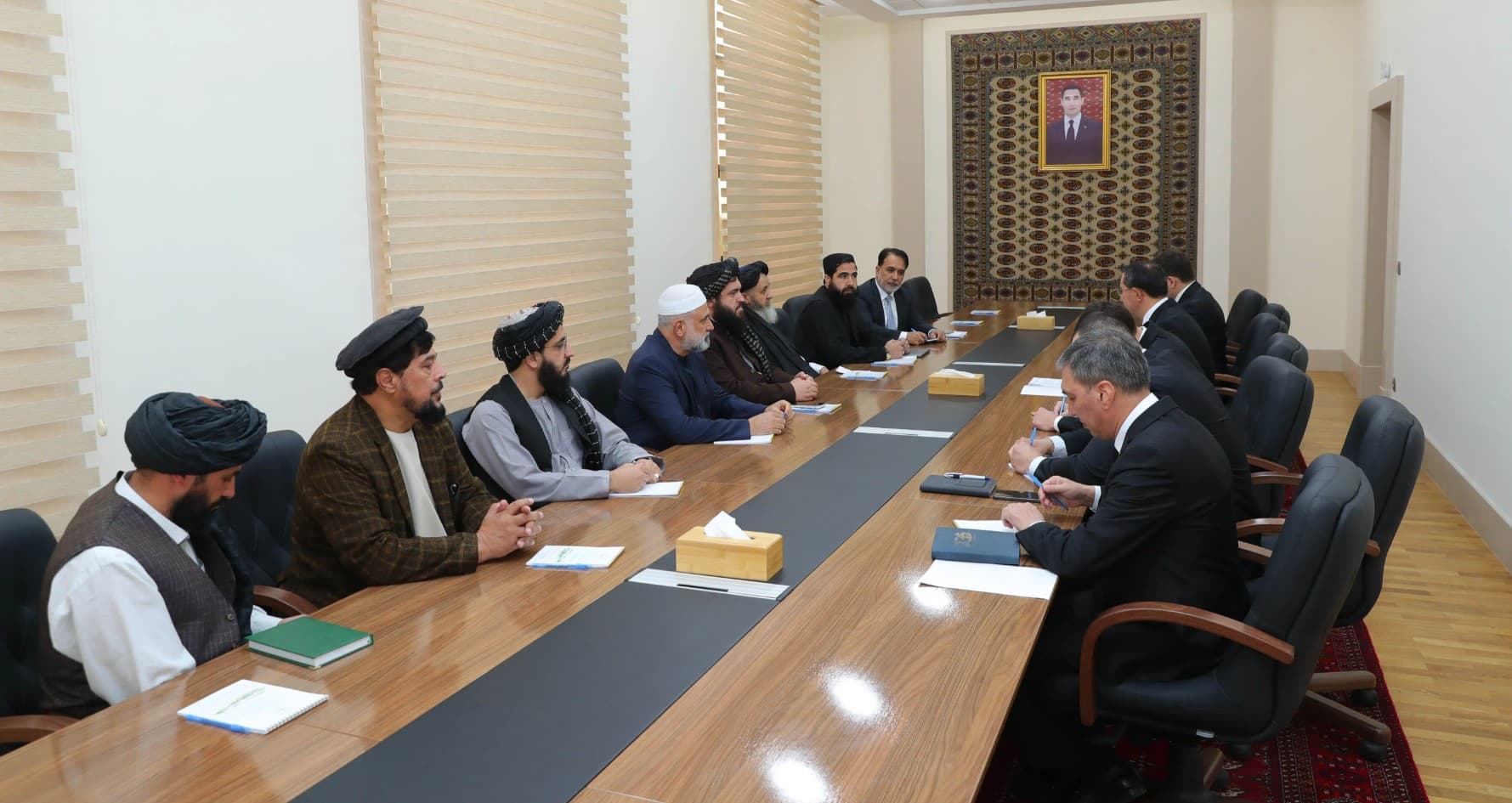 TS SP rahbari Afg'oniston delegatsiyasi bilan uchrashuv o'tkazdi