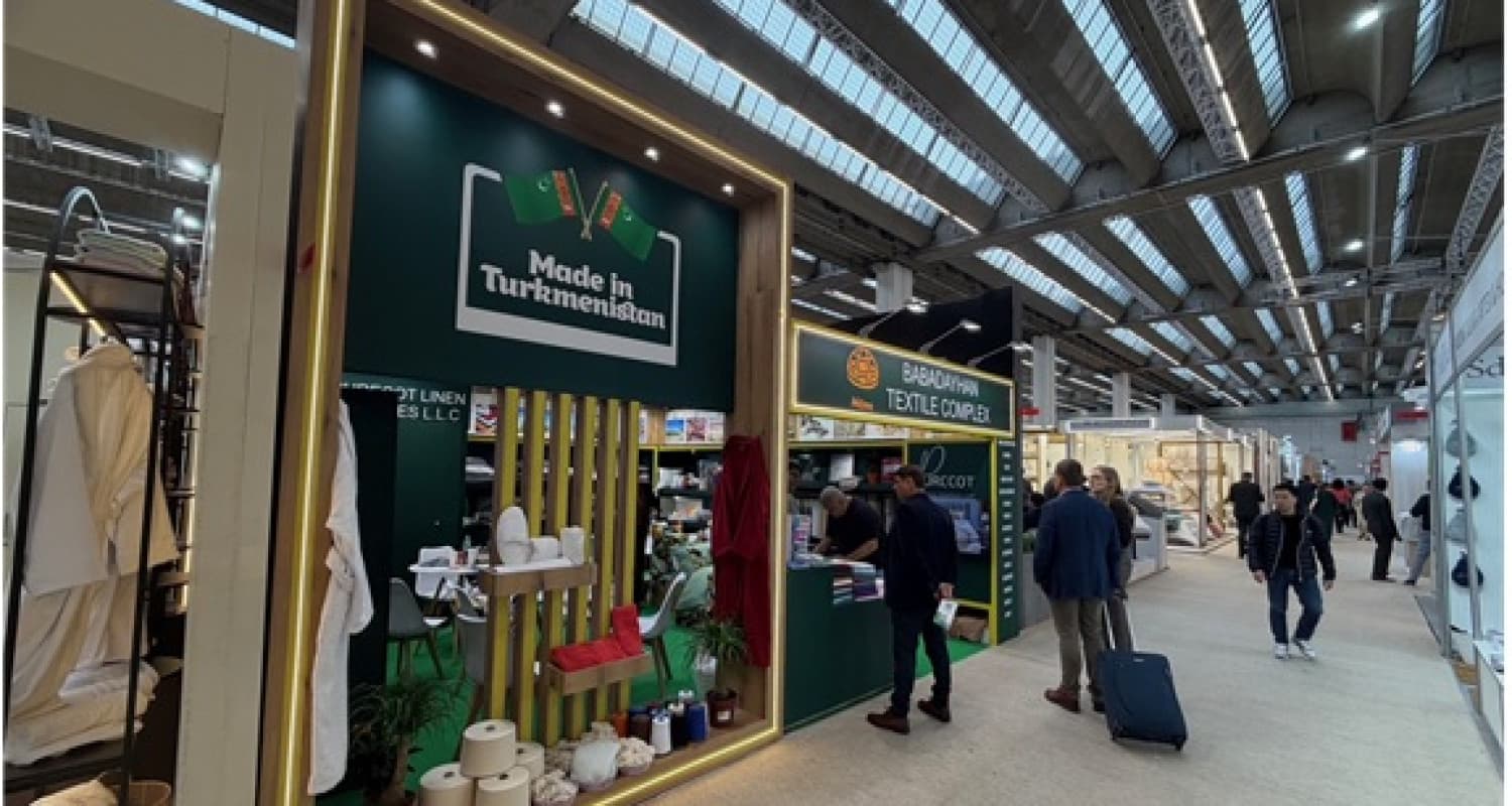 Turkmenistan Showcases Textile Products at Heimtextil 2026 International Fair
