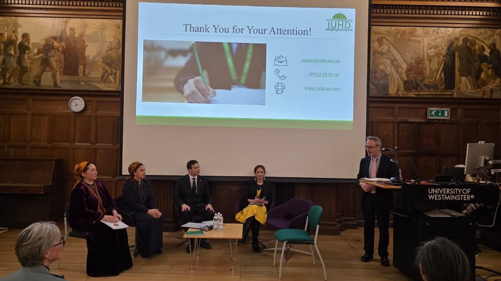 Xalqaro aloqalar mustahkamlanmoqda: Turkman va ingliz universitetlari vakillarining uchrashuvi