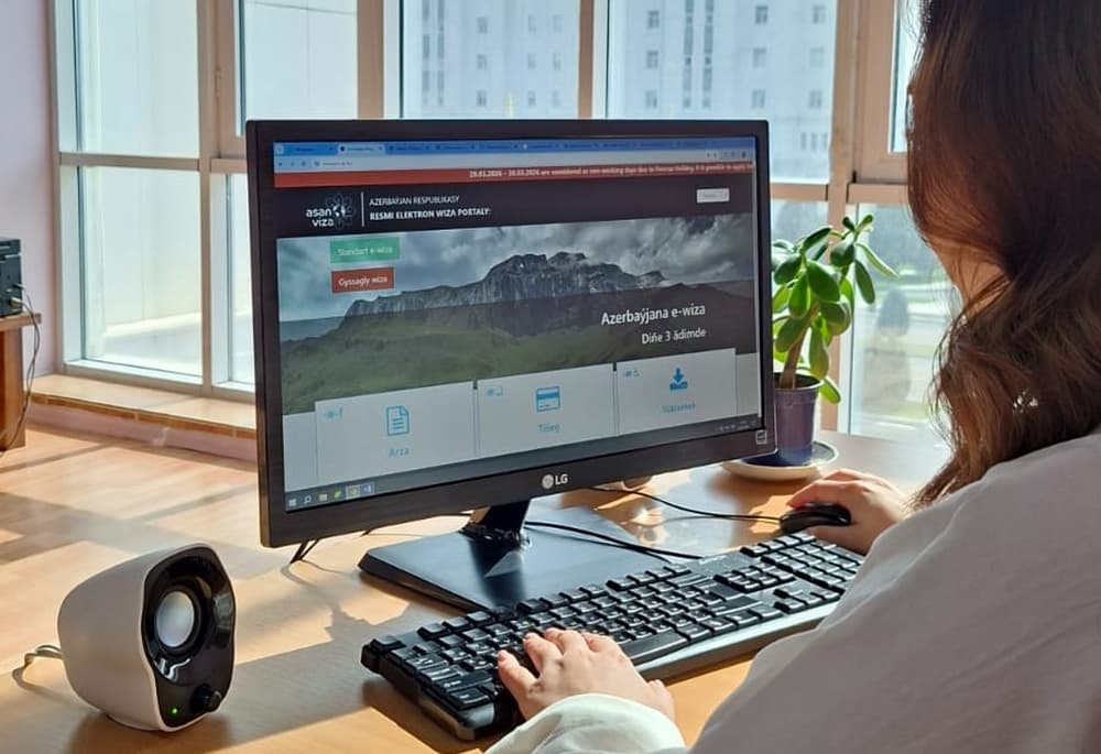 Turkmaniston fuqarolari Ozarbayjon elektron vizasini turkman tilida rasmiylashtirishlari mumkin