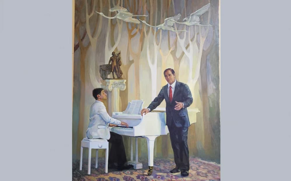 Exhibition of the Umarov Family Opens at Lebap Branch of Turkmenistan Artists’ Union