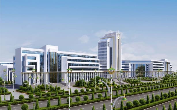 Construction of the New Building Complex of the Turkmen State Architecture and Construction Institute Enters Final Phase