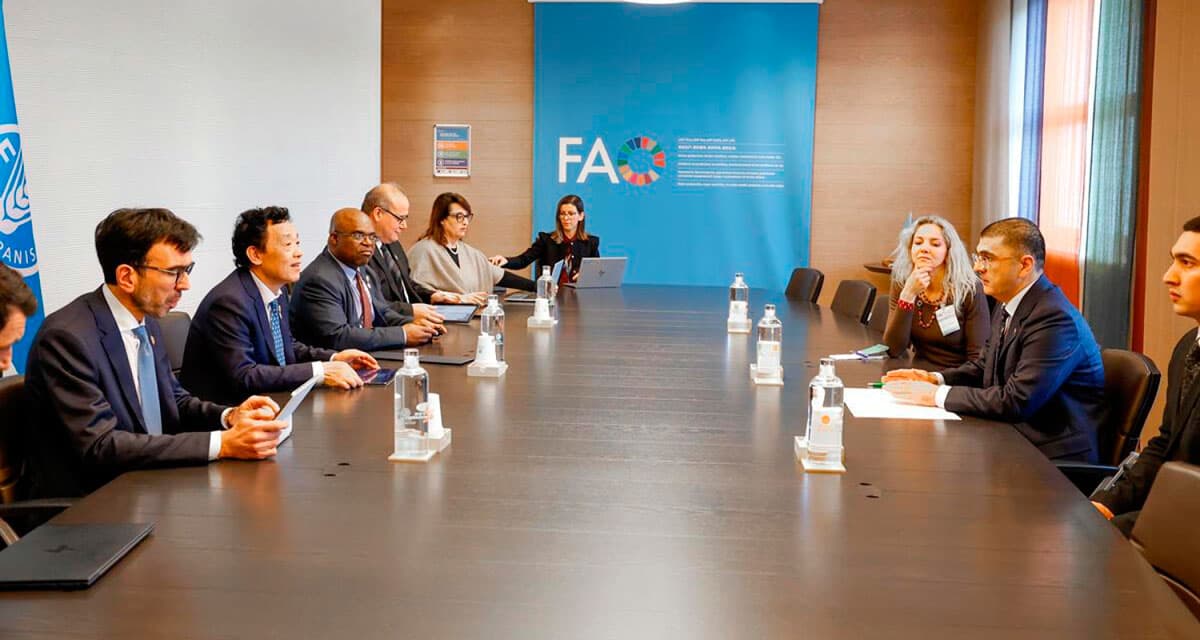 Meeting with the Director-General of the Food and Agriculture Organization of the United Nations