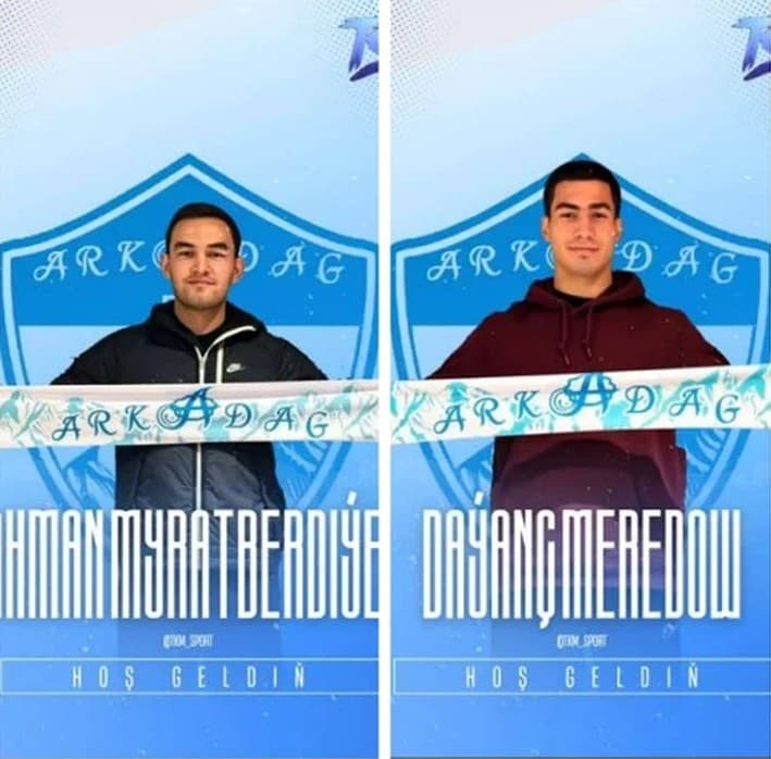 «Arkadag» futbol topary düzümini Rahman Myratberdiýew hem-de Daýanç Meredow bilen güýçlendirdi