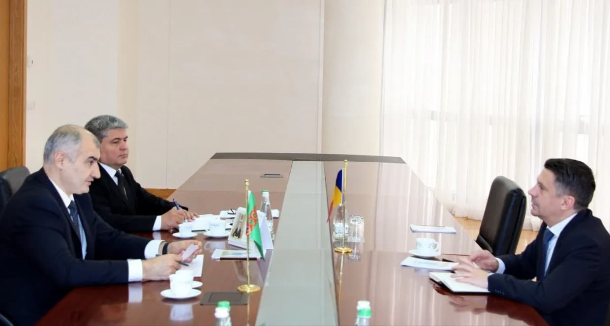 Meeting with the Ambassador of Romania at Turkmenistan’s MFA