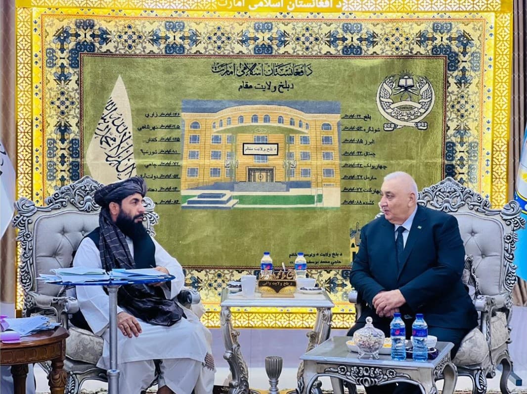 Meeting held between the Consul General of Turkmenistan and the Governor of Balkh Province of Afghanistan