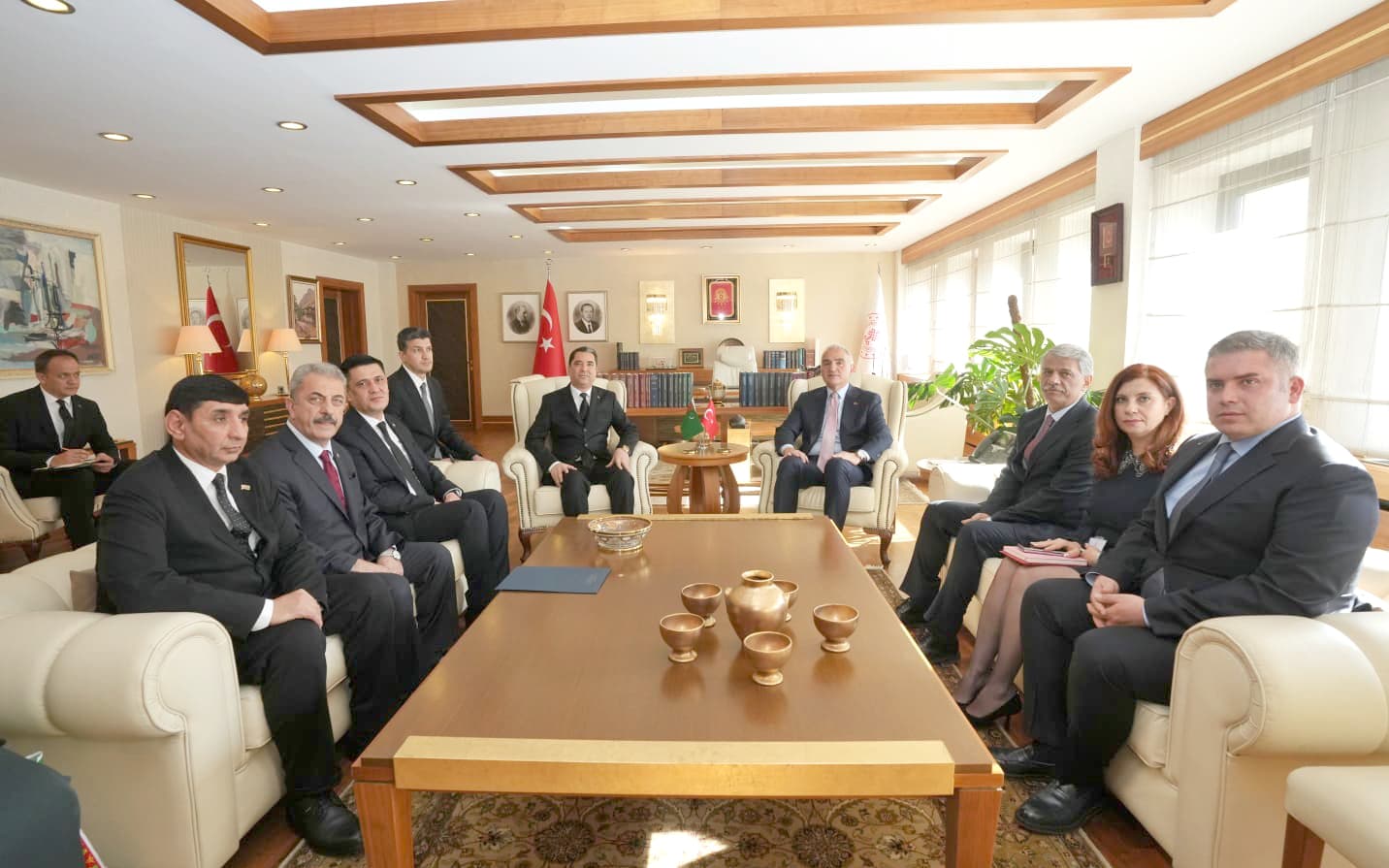 Turkmaniston delegatsiyasi Turkiyada o'tkazilgan Turkman kinosi kunlari doirasida bir qator ikki tomonlama uchrashuvlar o'tkazdi