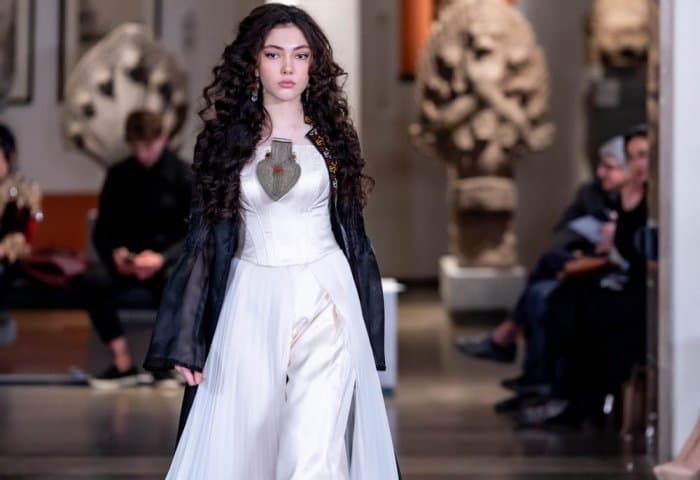 Göwher Guwerne-Pirkuliýewa presented a joint collection with a French designer in Riyadh