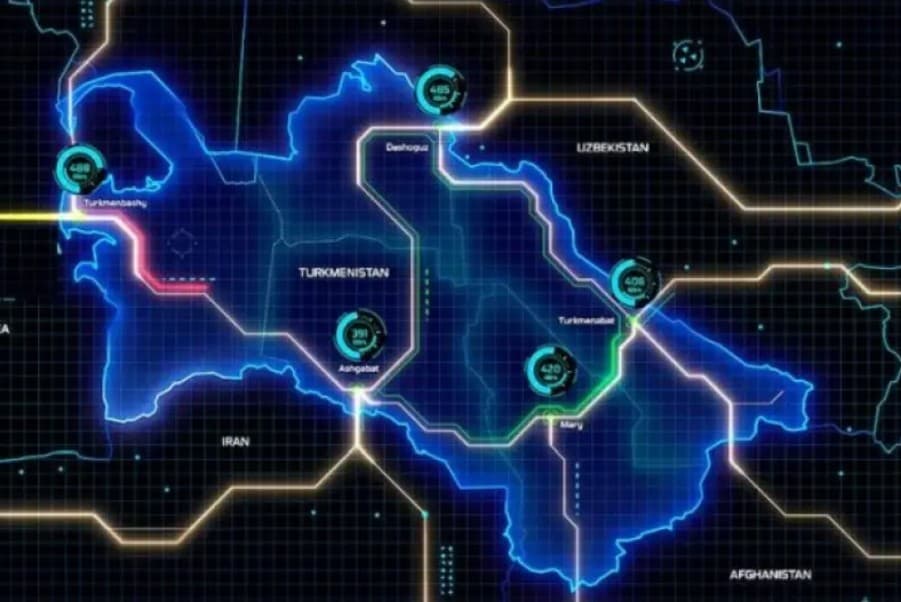 Türkmenistan Üç Yeni Sınır Ötesi Optik Fiber İletişim Hattı Kuruyor