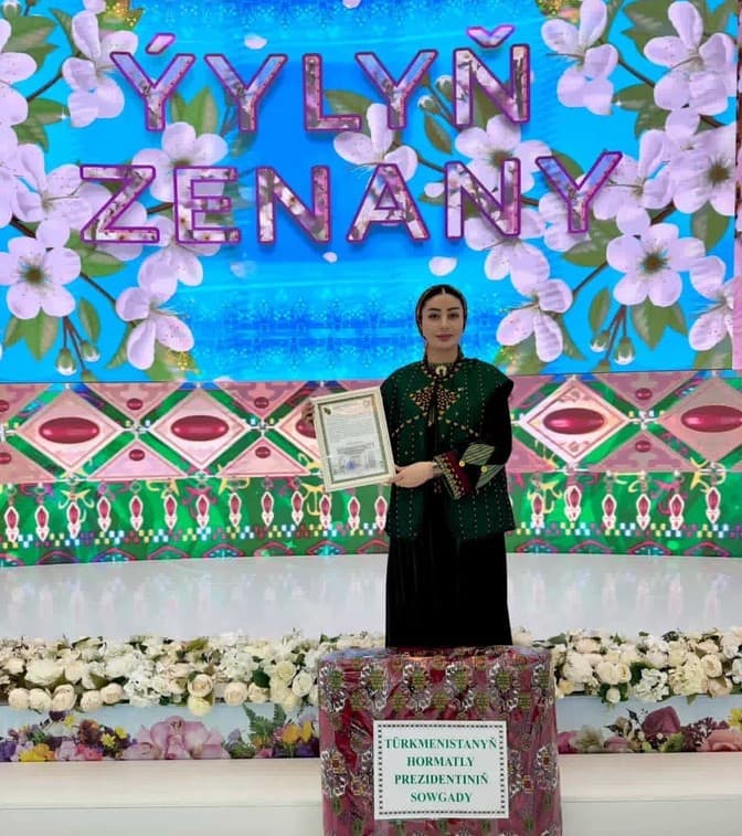 Final stage of the "Woman of the Year" contest held