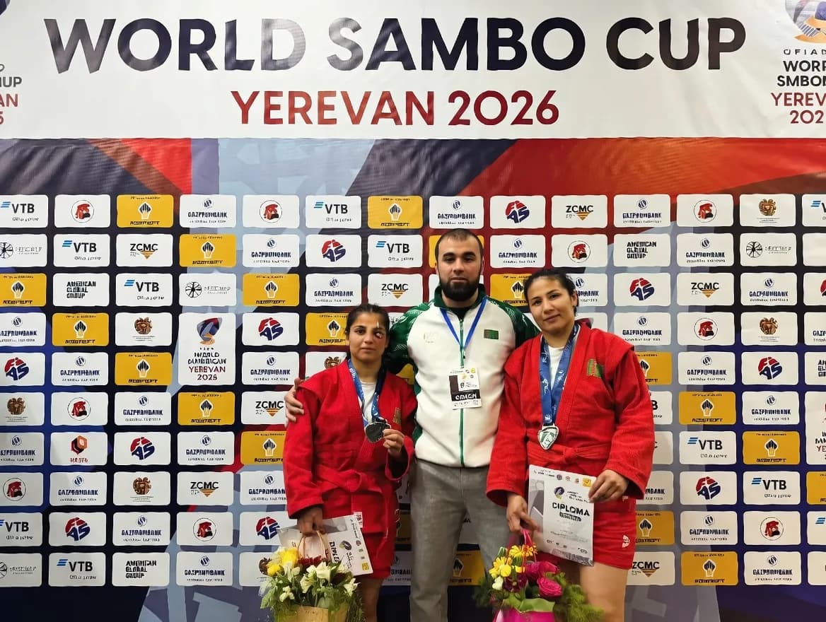 Ýerewan—2026: Samboçylarymyz Dünýä Kubogynyň ilkinji gününde 3 medal gazandylar!