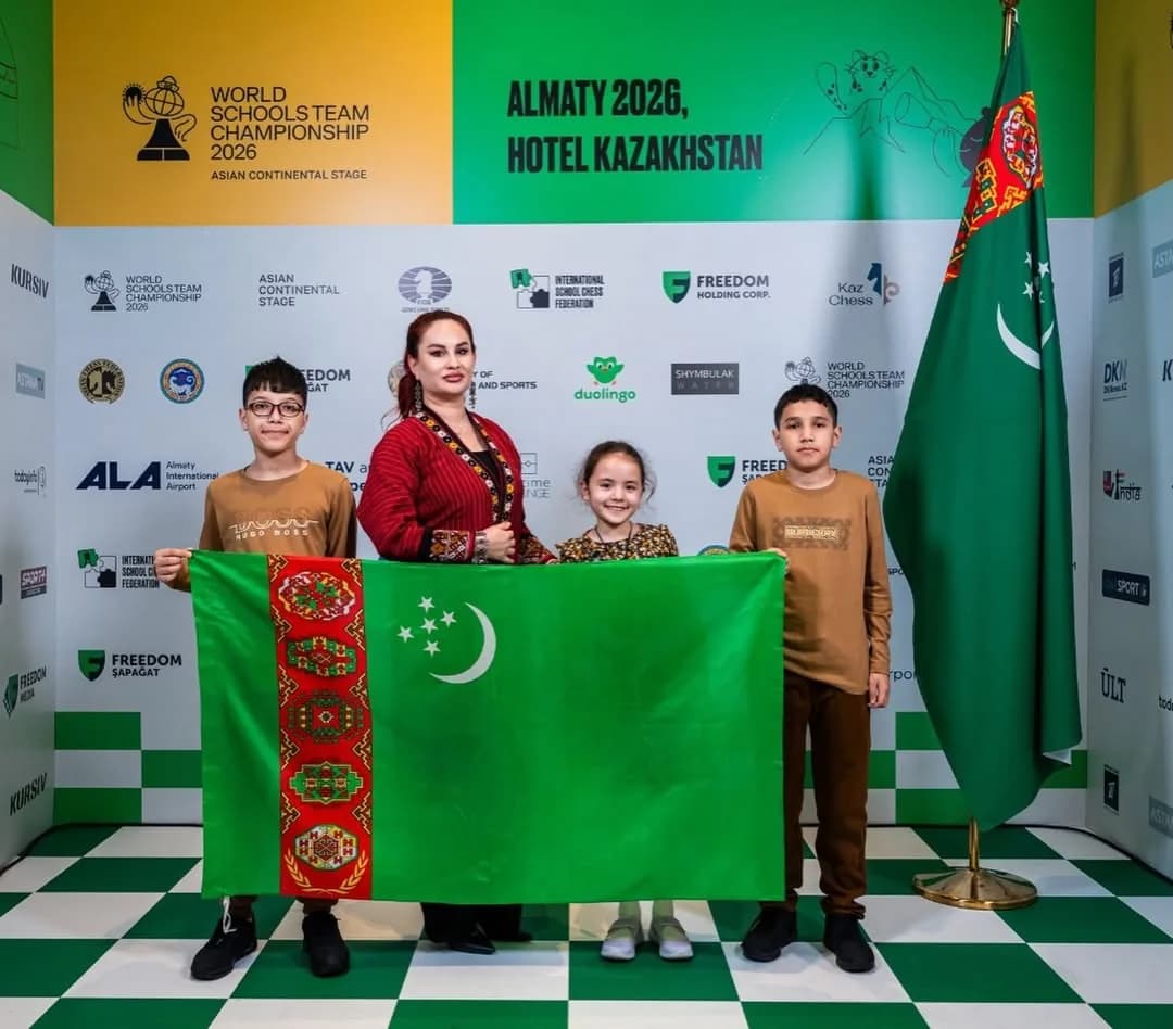 Olmaotadagi shaxmat muvaffaqiyati: Turkmanistonlik o‘quvchi Osman Hamrakuliyev Jahon chempionatida sovrindor bo‘ldi