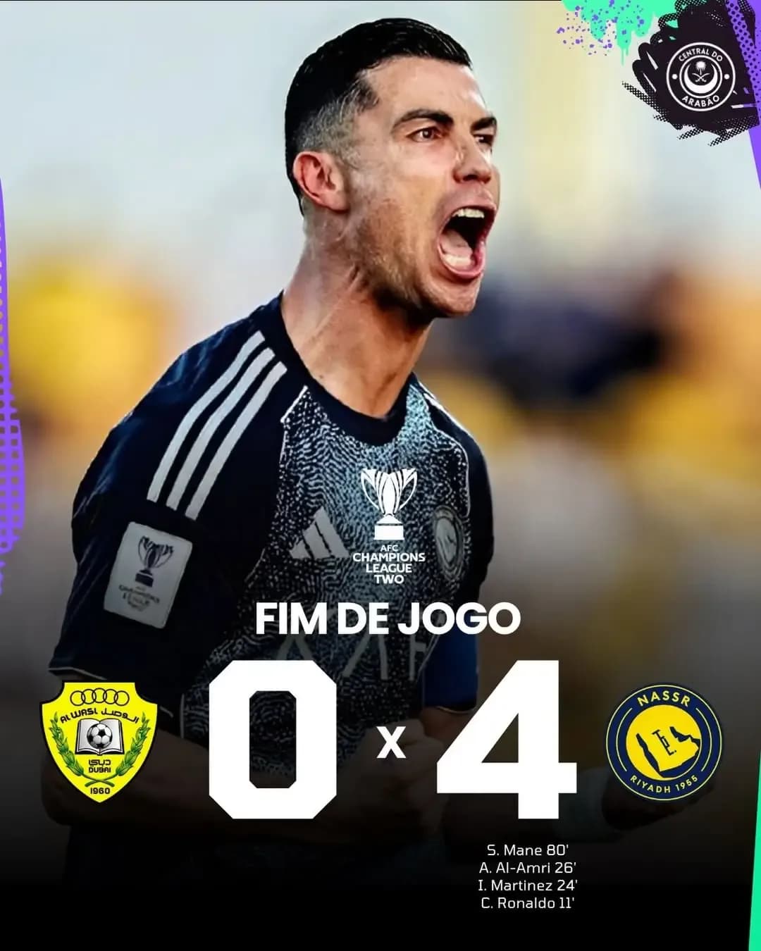 «Аль-Наср» громит «Аль-Васл» и врывается в полуфинал ЛЧА-2