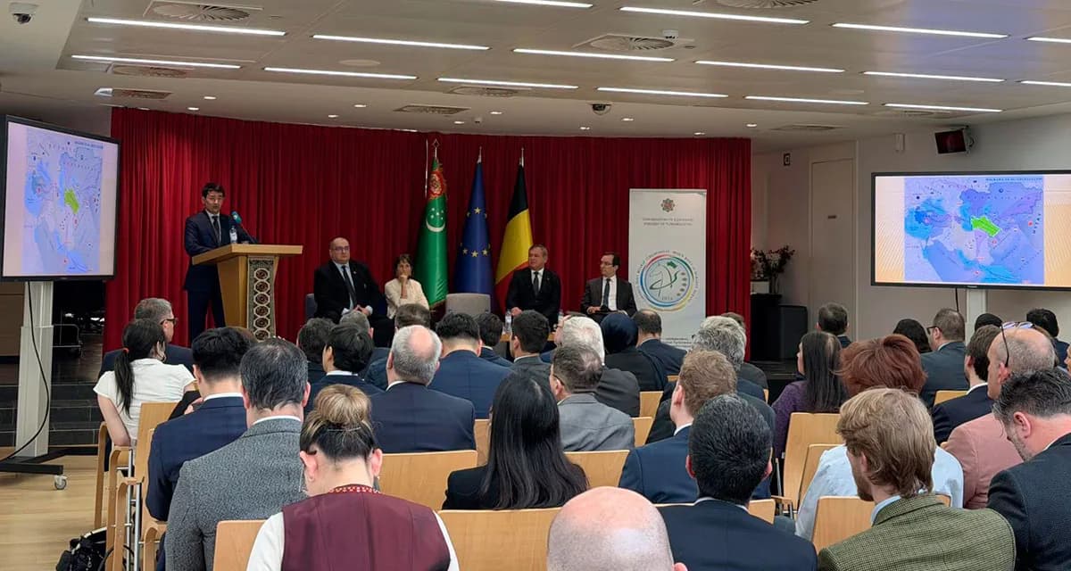 Turkmenistan's Logistics Potential Presented in Brussels
