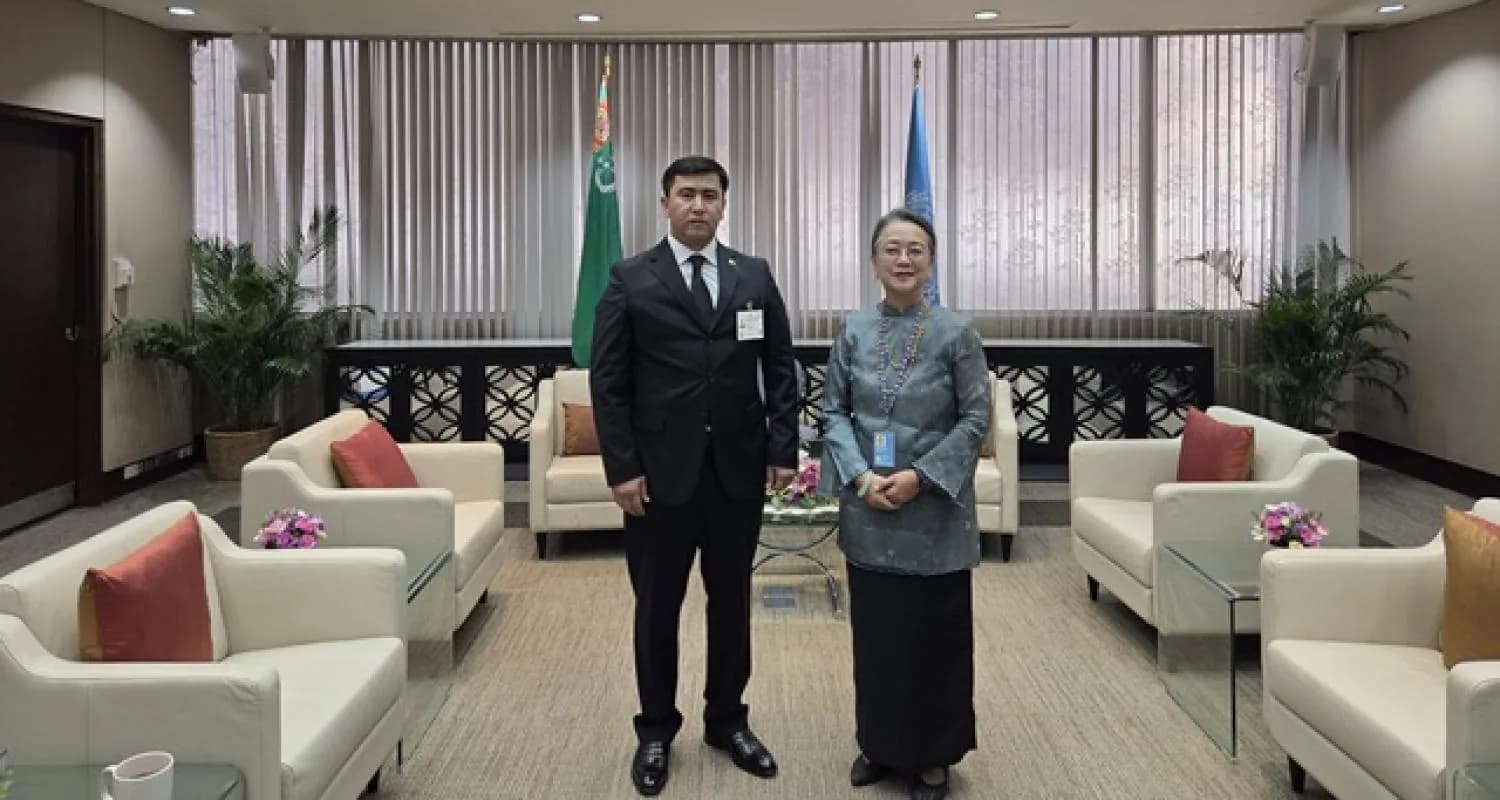 Turkmenistan and ESCAP Discuss New Stages of Sustainable Development