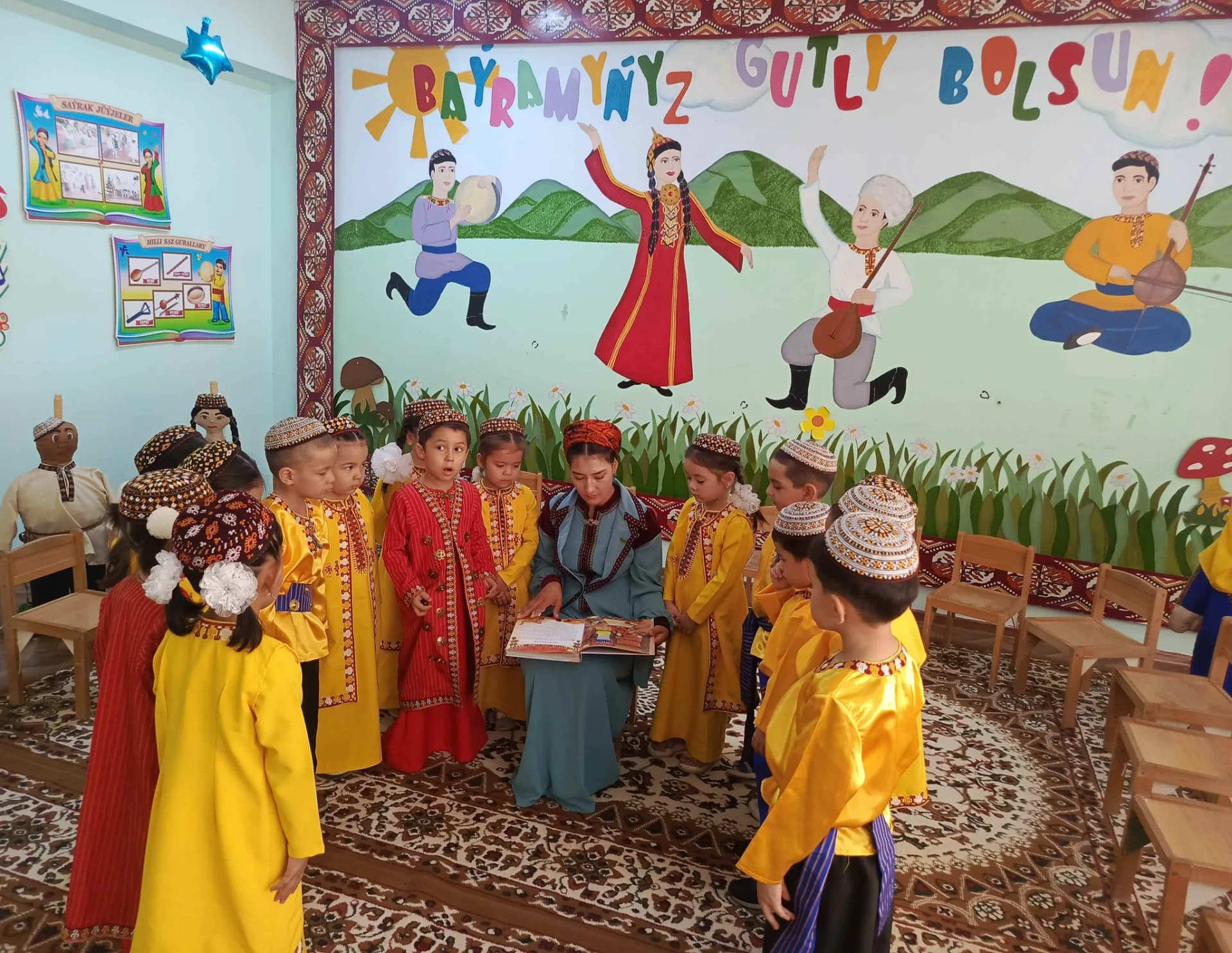 Turkmanobodda «Sog‘likka teng keladigan boylik yo‘q» shiori ostida bolalar tadbiri bo‘lib o‘tdi