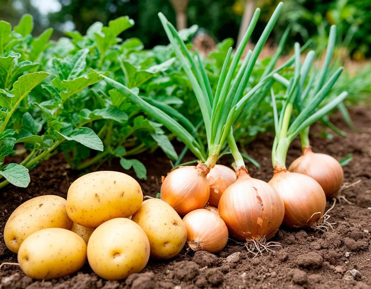 Food Abundance in Lebap: Potato and Onion Harvests Taking Shape