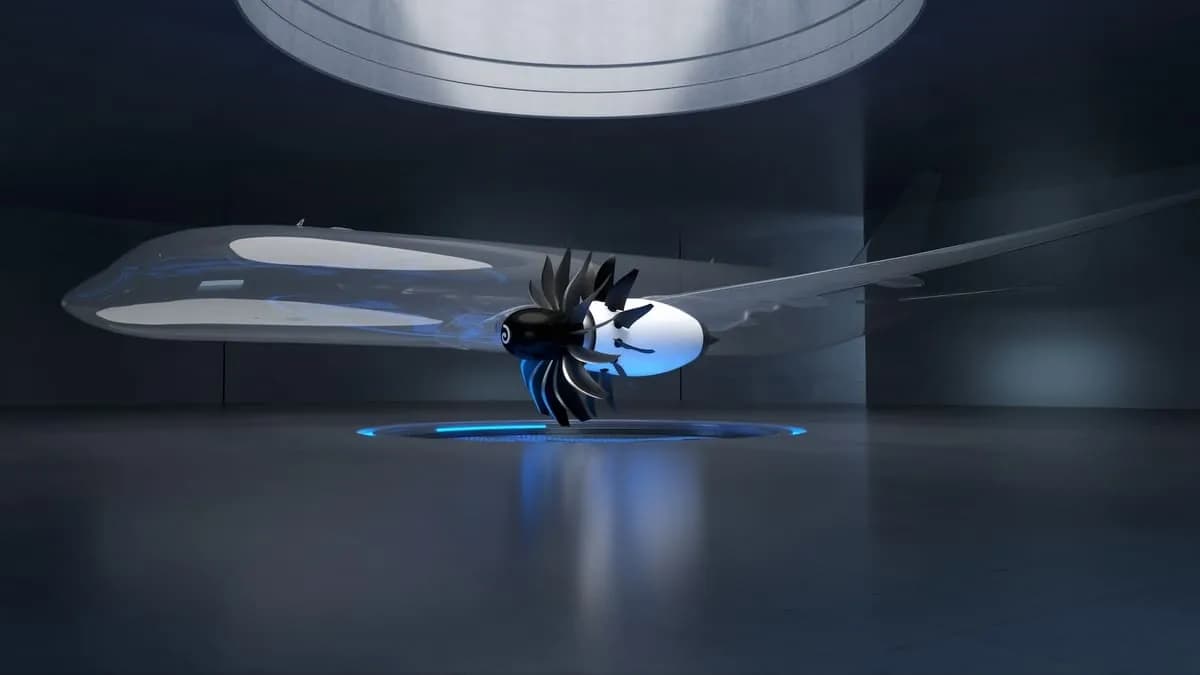 Next-Generation Aircraft Engine: Testing Timeline Announced for "Open Fan" Engine — Рендер авиационного двигателя с открытым вентилятором, разрабатываемого для программы CFM RISE / © Safran